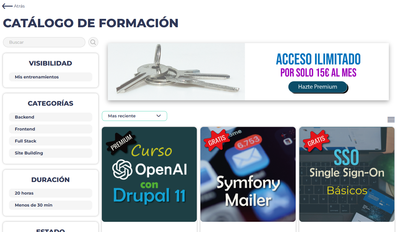 www.cursodrupal.com | Formacion Drupal y Symfony en Español