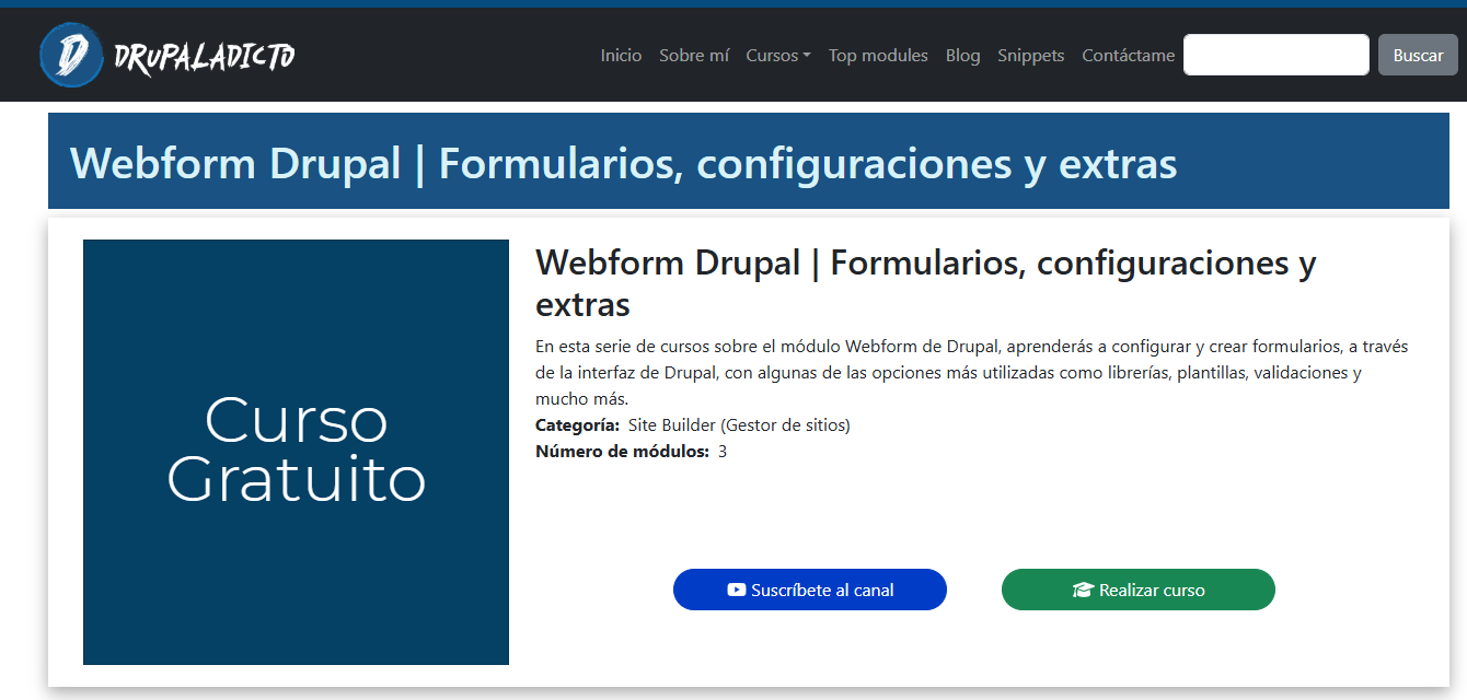 www.cursodrupal.com | Formacion Drupal y Symfony en Español